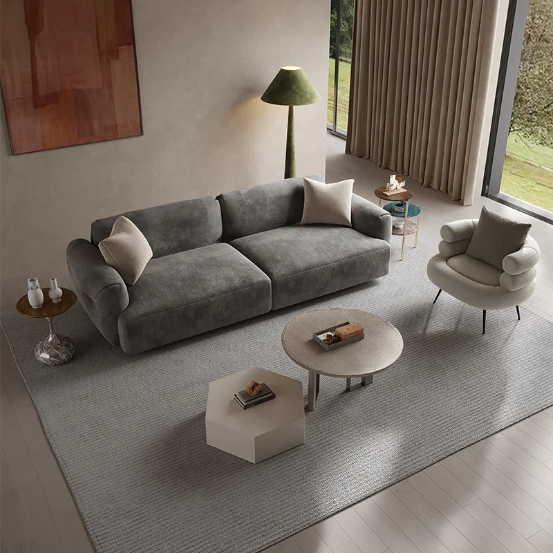 european style fabric sofa for living room sofa set modern design 1 2 3 seater leather sofa