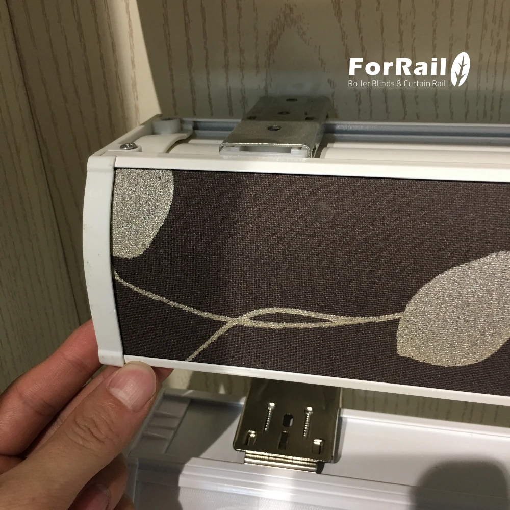 
zebra blinds frame and head rail Aluminum curtain rail 