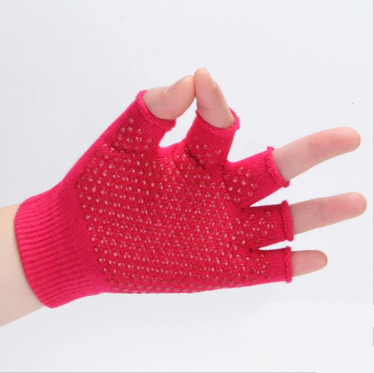 
yoga gloves non slip yoga gloves yoga gloves cotton PVC dot 