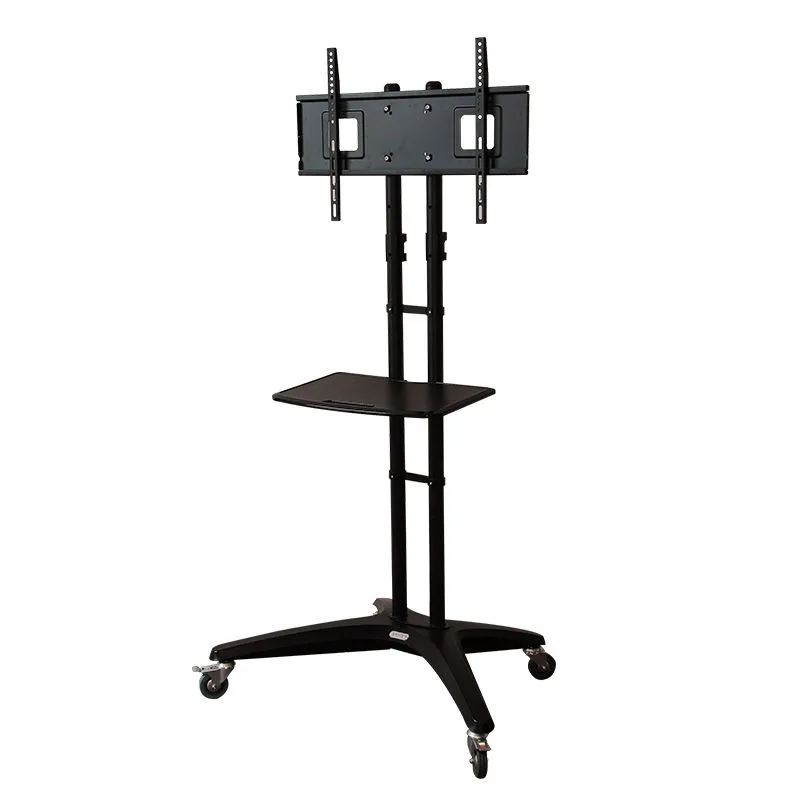 Fashional Mobile TV Cart for LCD LED Plasma Flat Panels Stand with Wheels Mobile Fit for 32 inch to 65 inch Max Support 40KGS