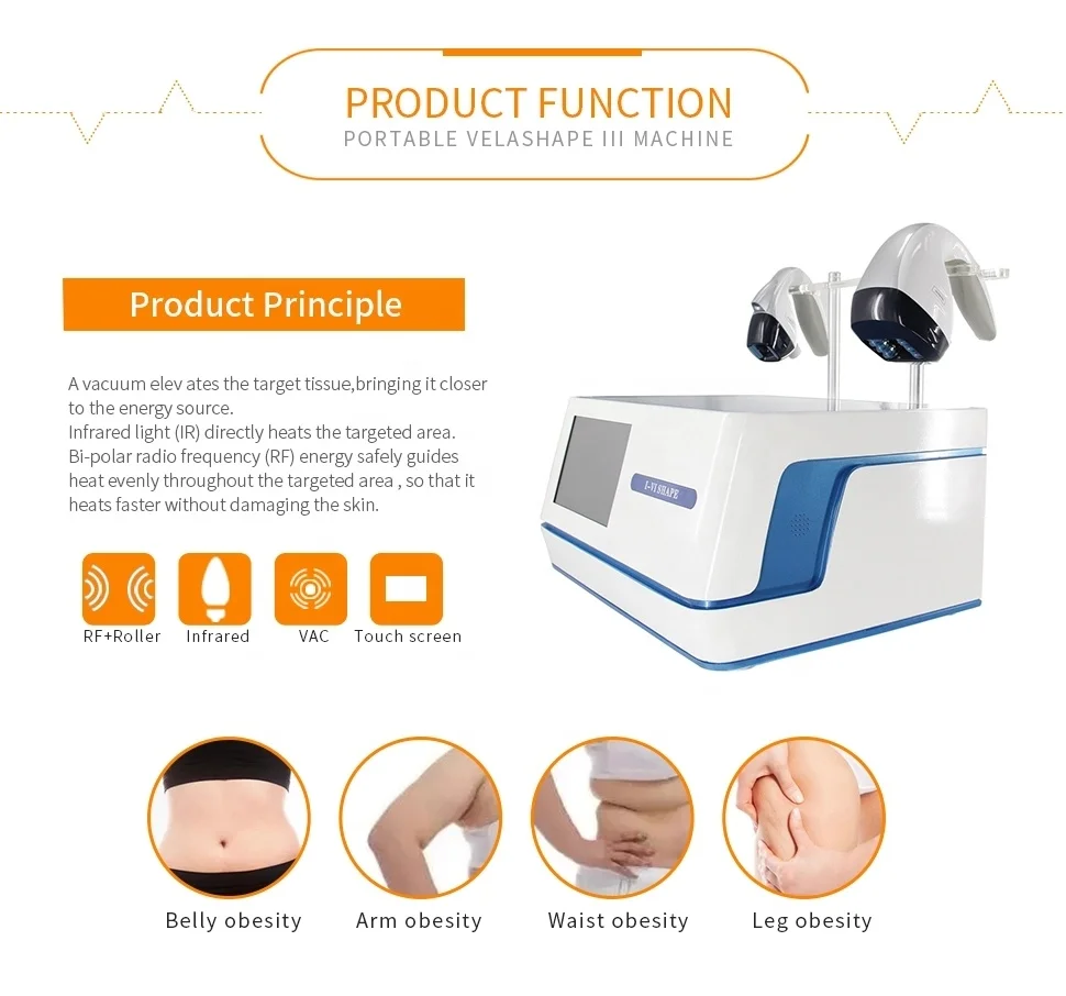 Weight Loss Body Shape Vacuum Cavitation System Slimming Machine for Home Use