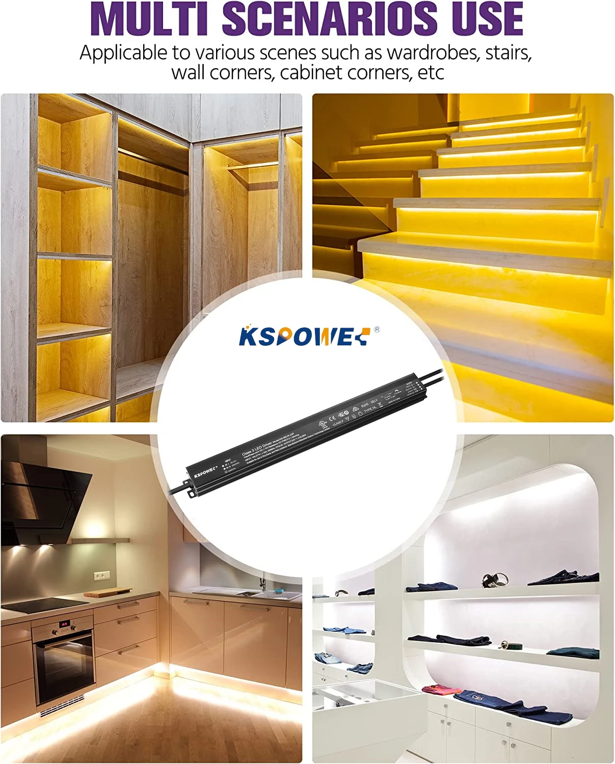 Универсальный 120 в 230 В 277 вход 48 36 24 12 pwm диммер СВЕТОДИОДНЫЙ Драйвер ic чип 80 Вт Класс 2 светодиодный драйвер