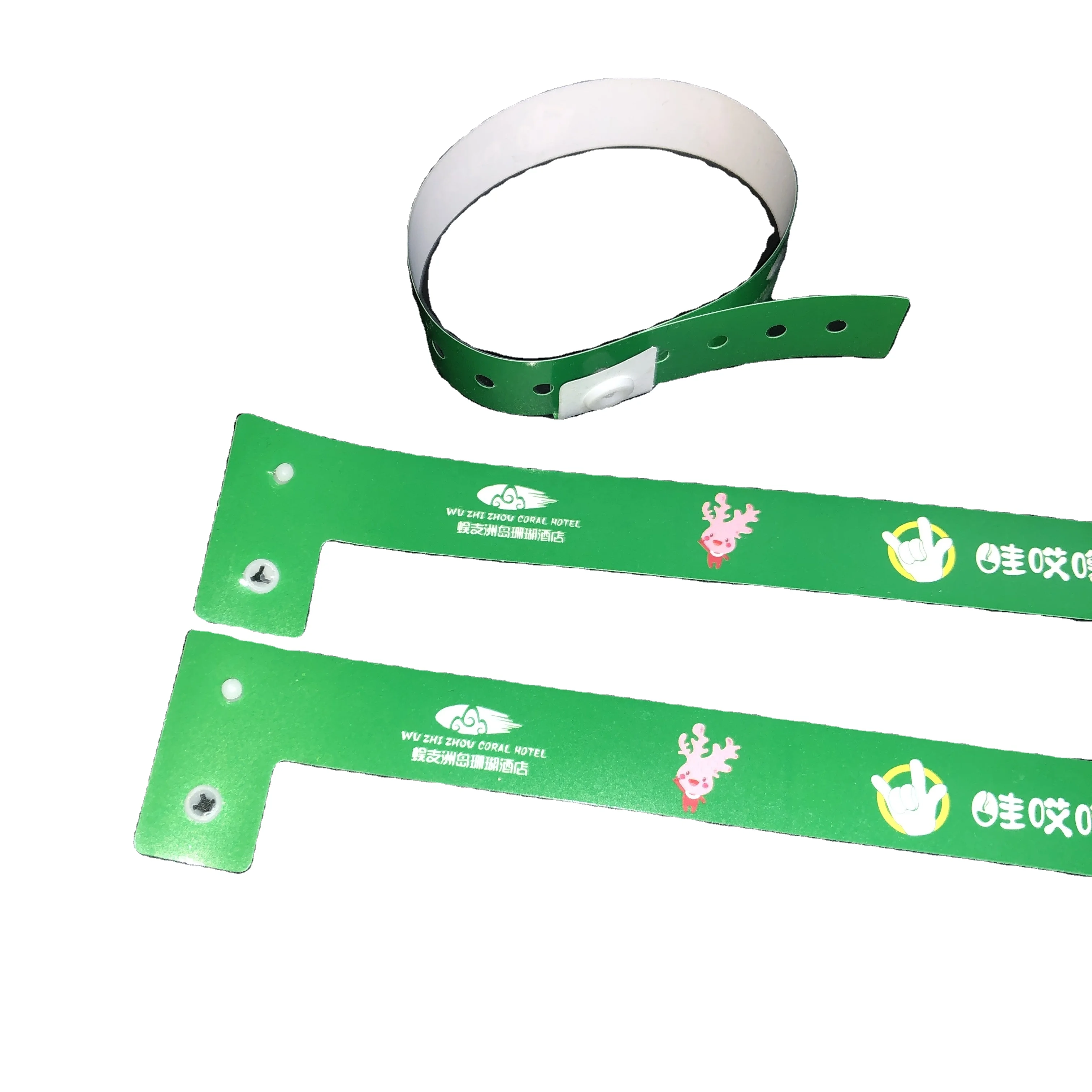High Quality Transparent Fit For Event Project Plastic vinyl Pvc Wristbands pvc bracelet