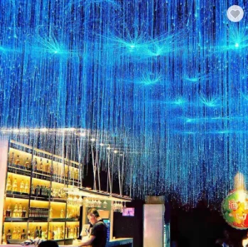  Night club led fiber optic light kits for romantic restaurant KTV wedding
