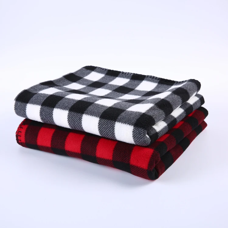 Chinese Manufacturer Plaid Blanket Plaid Throw Blanket Plaid Fleece Blanket