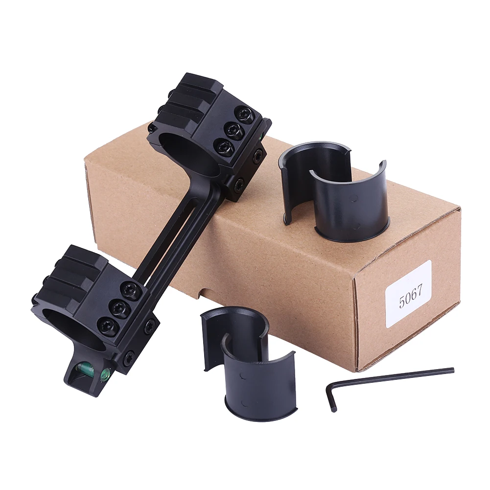 Hunting  Level Scope Sight Scope Mount ring 25.4mm /30mm Pipe diameter 11mm Dovetail clip with Bubble Level mount ring