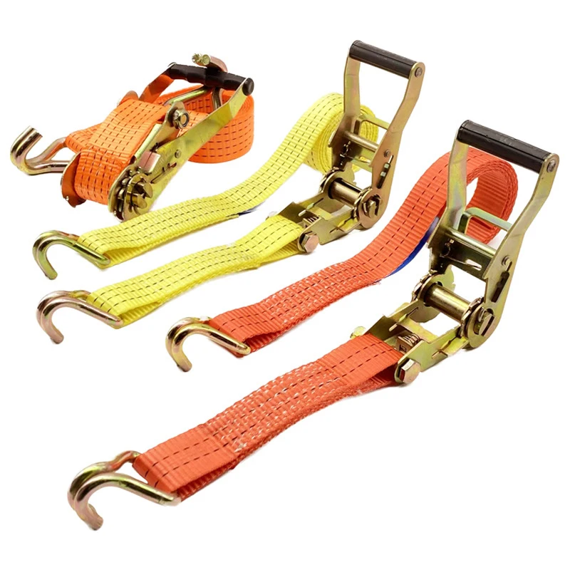2 inch 3 ton custom logo printing ratchet tie down strap cargo polyester lashing belt