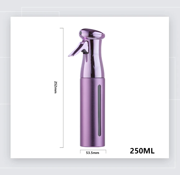 Quality hot sell hair spray bottle continuous fine mist pressure spray atomizer