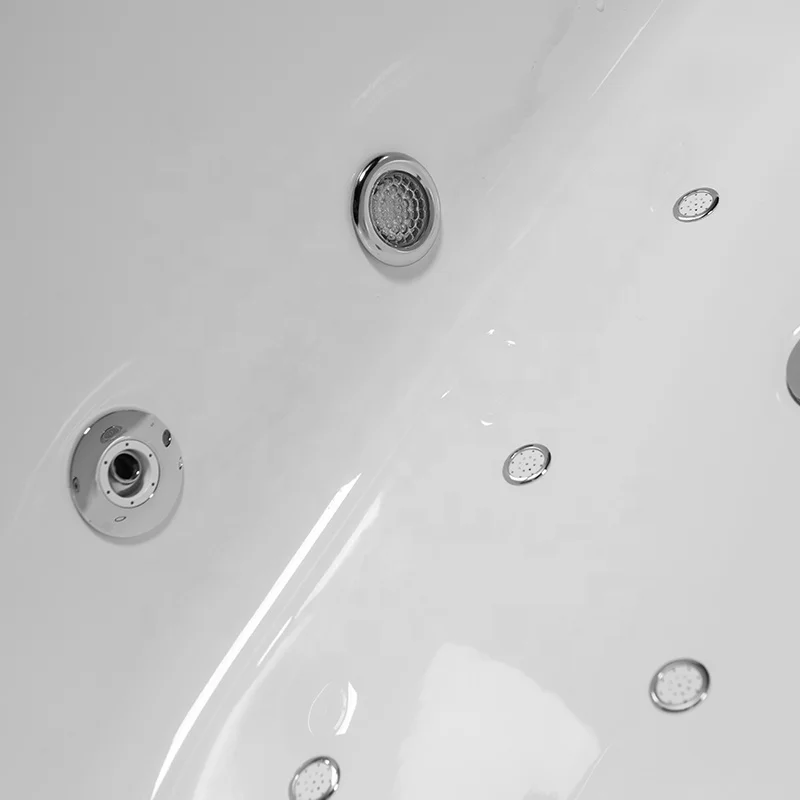 New luxury free standing whirlpool bathtub spa massage bathtub with big water jet