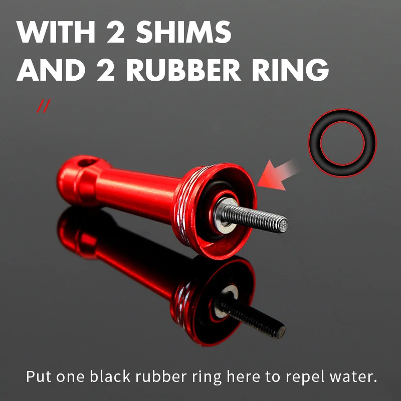 KEWOTE 6 Colors Fishing Reel Accessory for Spinning DIY 9g 4.2cm Aluminium Alloy Material