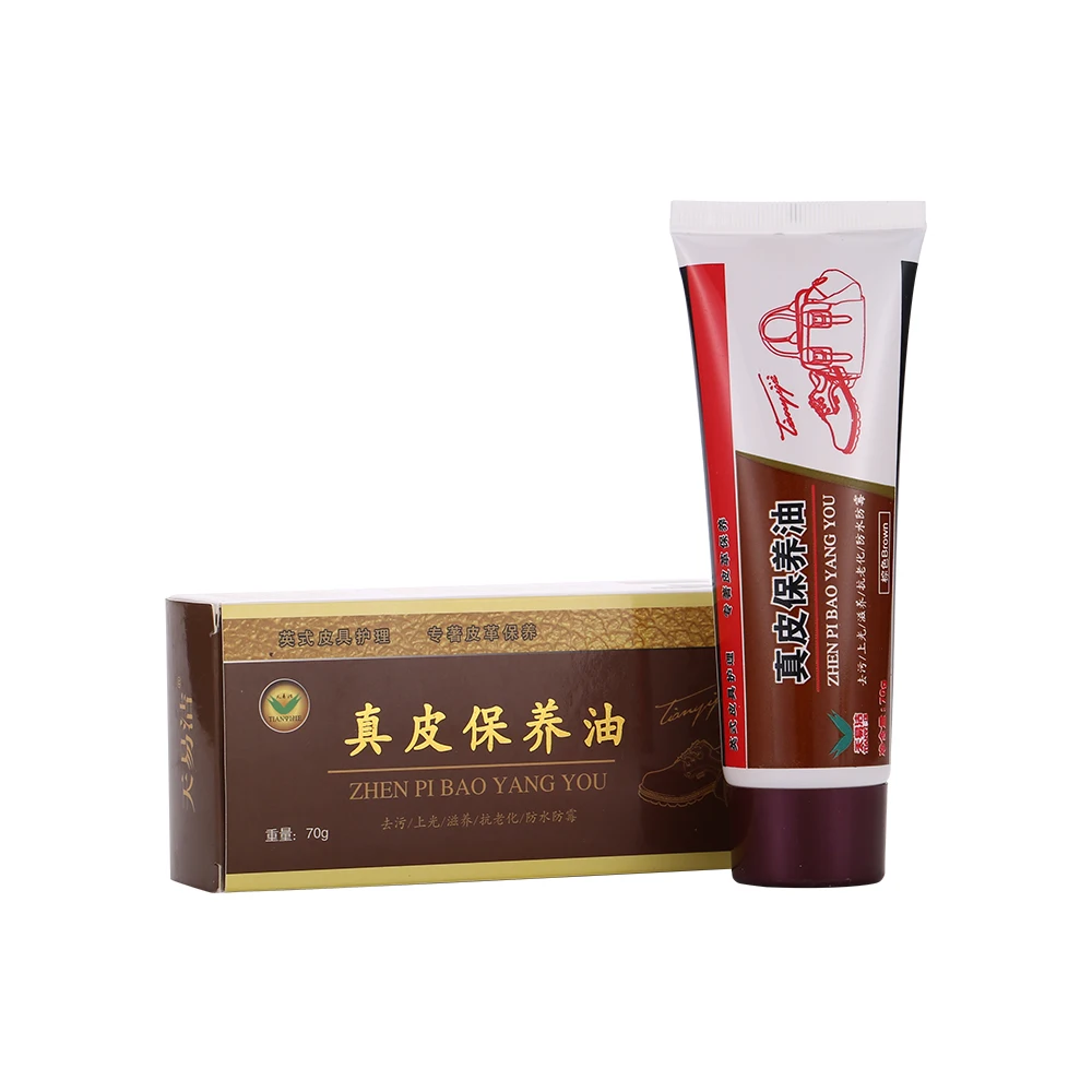 Chinese shoe polish manufacturer paste shoe polish toothpaste brown leather shoes