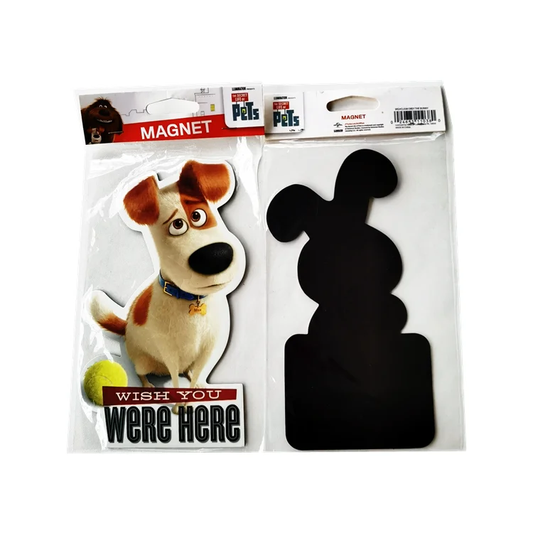 Magnetic Sticker Paper Degradable Full Color Printed PVC Rubber Art Custom Die Cut Fridge Magnet Advertising Anniversary