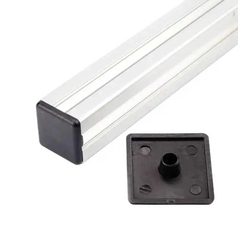 Прочный пластиковый 50x50 черный квадратный нейлоновый наконечник для 10-слота алюминиевого профиля