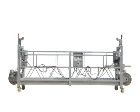 Suspended Platform Rental For Construction Site External Wall Manual Gondola Swing Stage Scaffold