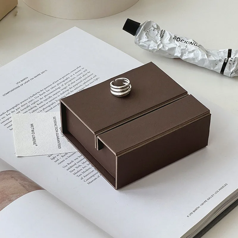 New Design Gift Packing Box Ring Necklace Logo Custom Jewelry Organizer Luxury Jewelry Packaging Box