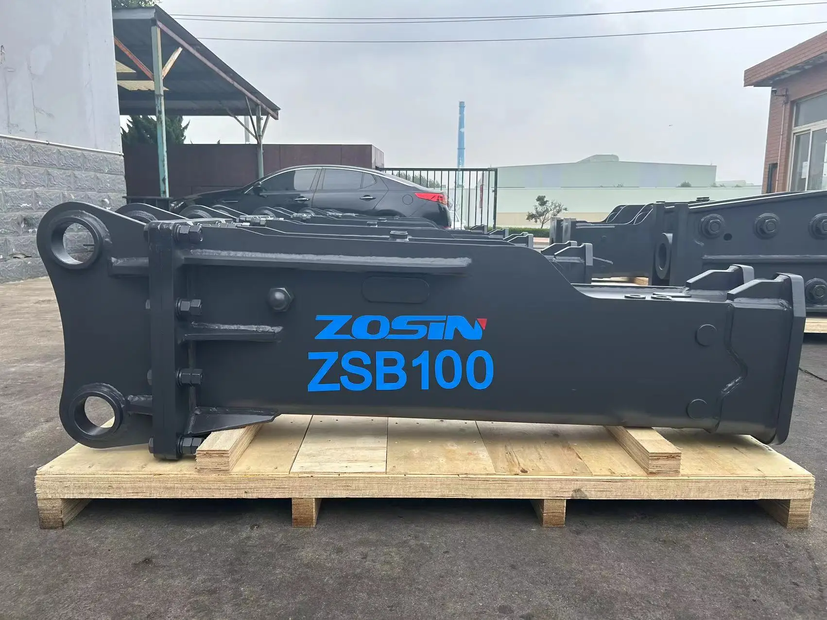 hydraulic excavator hammer with 68mm diameter chisels  Zosin 680 hydraulic breaker