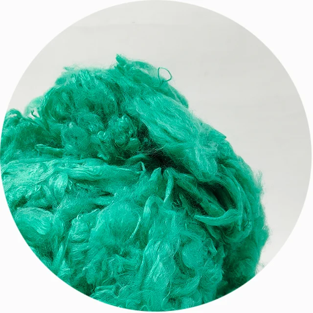 1.4D 38 мм натуральное бамбуковое волокно для прядения шерсти