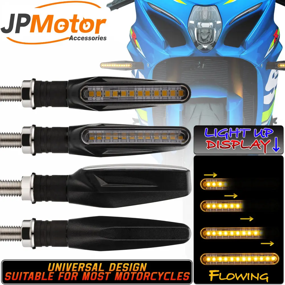 Universal 12V Motorcycle Turn Signal Light Turn Signals Indicator Flashing Light Blinker