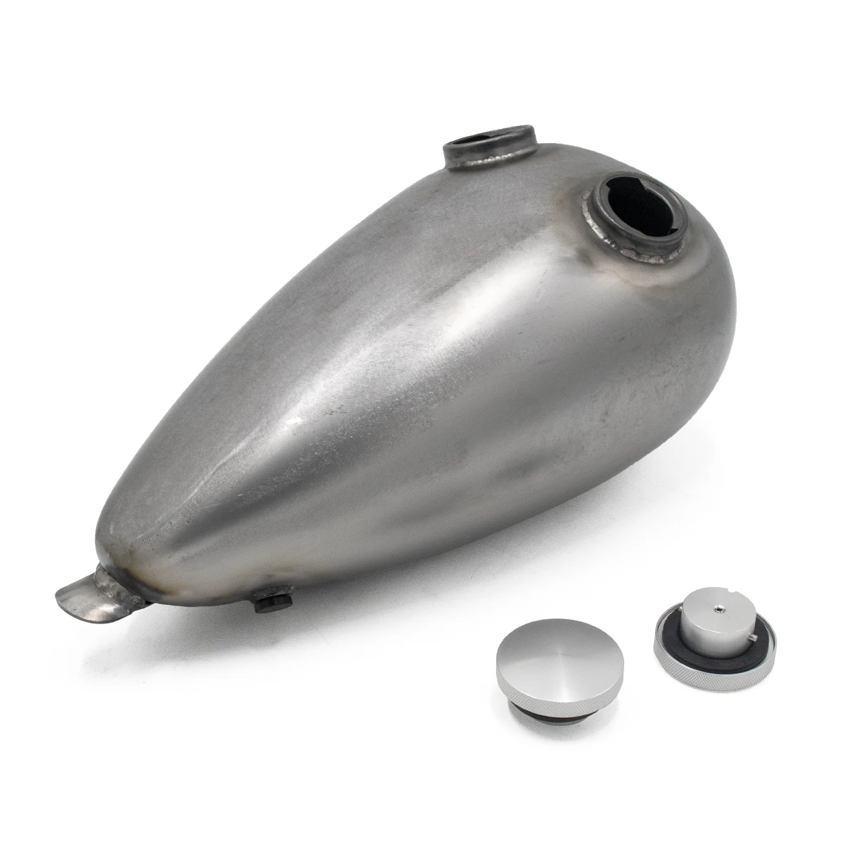Vintage Motorcycle Modification Chopper Bobber Carburetor Egg Shape Gas Tank Motorbike Double Hole Fuel Tank With Cap