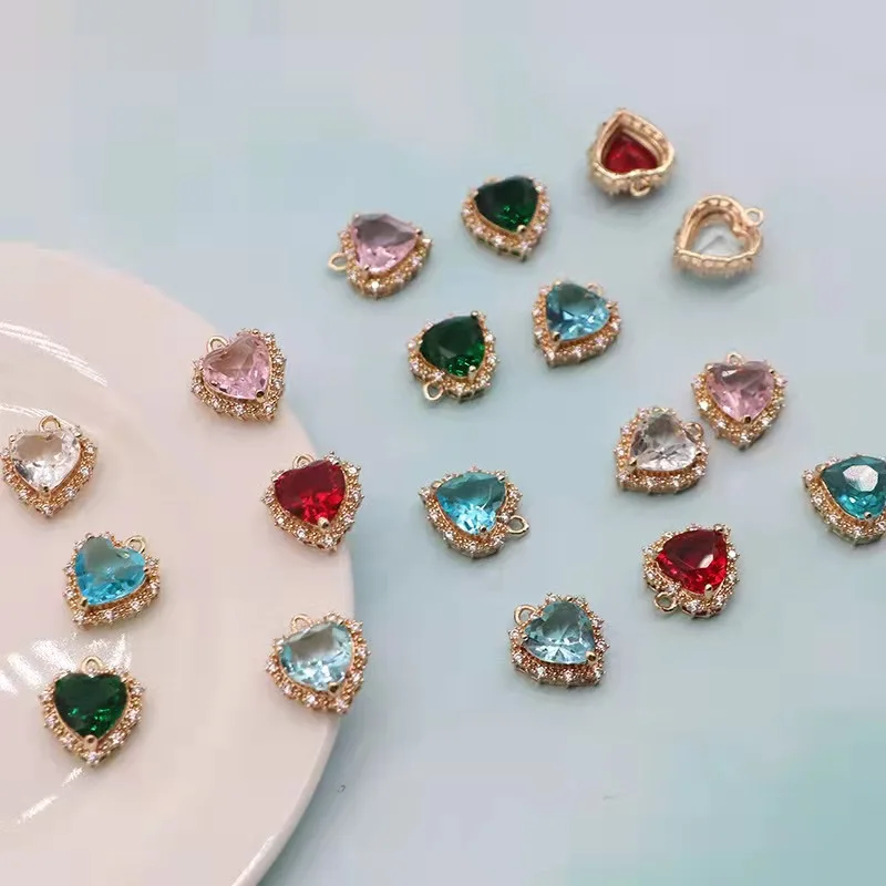 Beyond Love Cubic Zirconia кулон серебряное ожерелье для женщин девочек с украшением в виде | В форме сердца камень 14 карат покрытием из белого золота