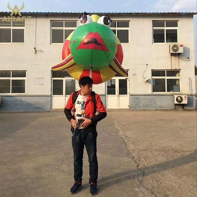 inflatable fish costume,led lighting inflatable cartoon fish puppet for children party stage decoration