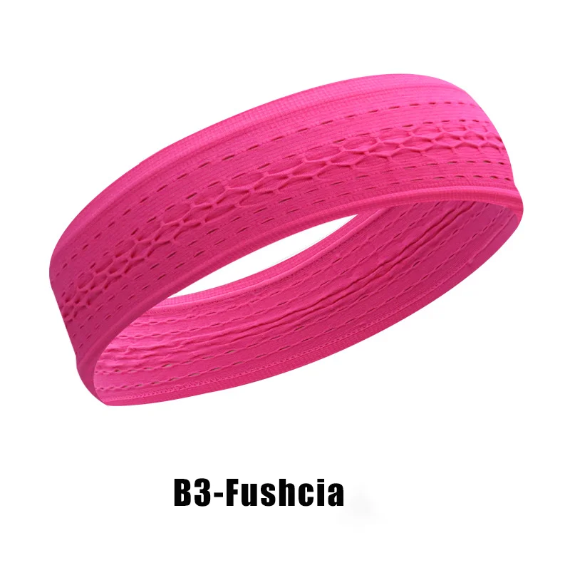 Wholesale Elastic Headband with Breathable Mesh Yoga Headband Running Gym Sport Sweatband Cotton