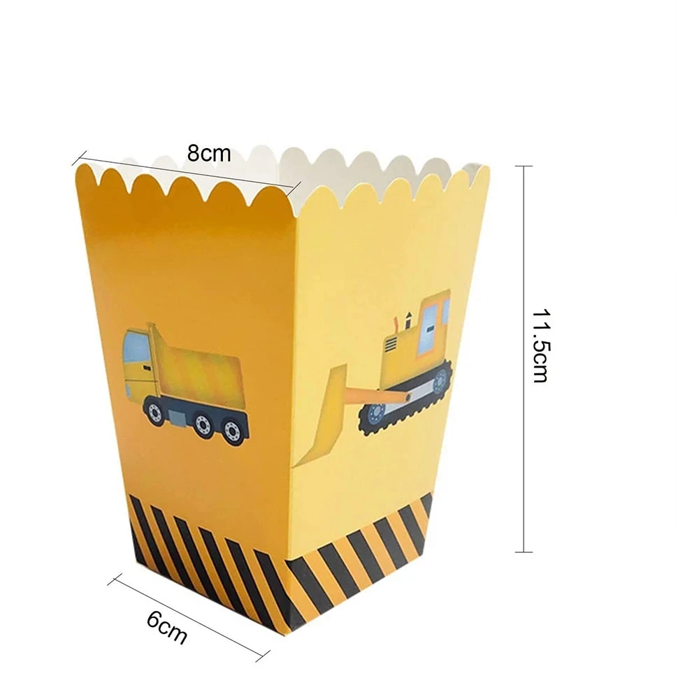 Custom Disposable Printed Striped Movie Theater Packaging Food Popcorn Bags Boxes Paper Popcorn Holders