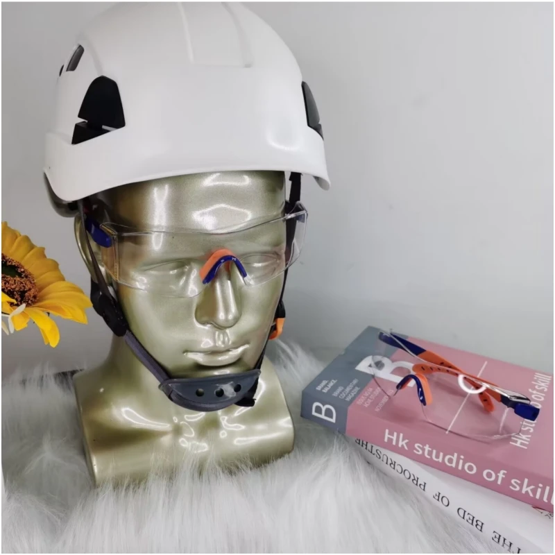 WEJUMP High Quality ANSI Industrial anti fog anti scratch Construction protection goggles with Adjustable frame safety glasses