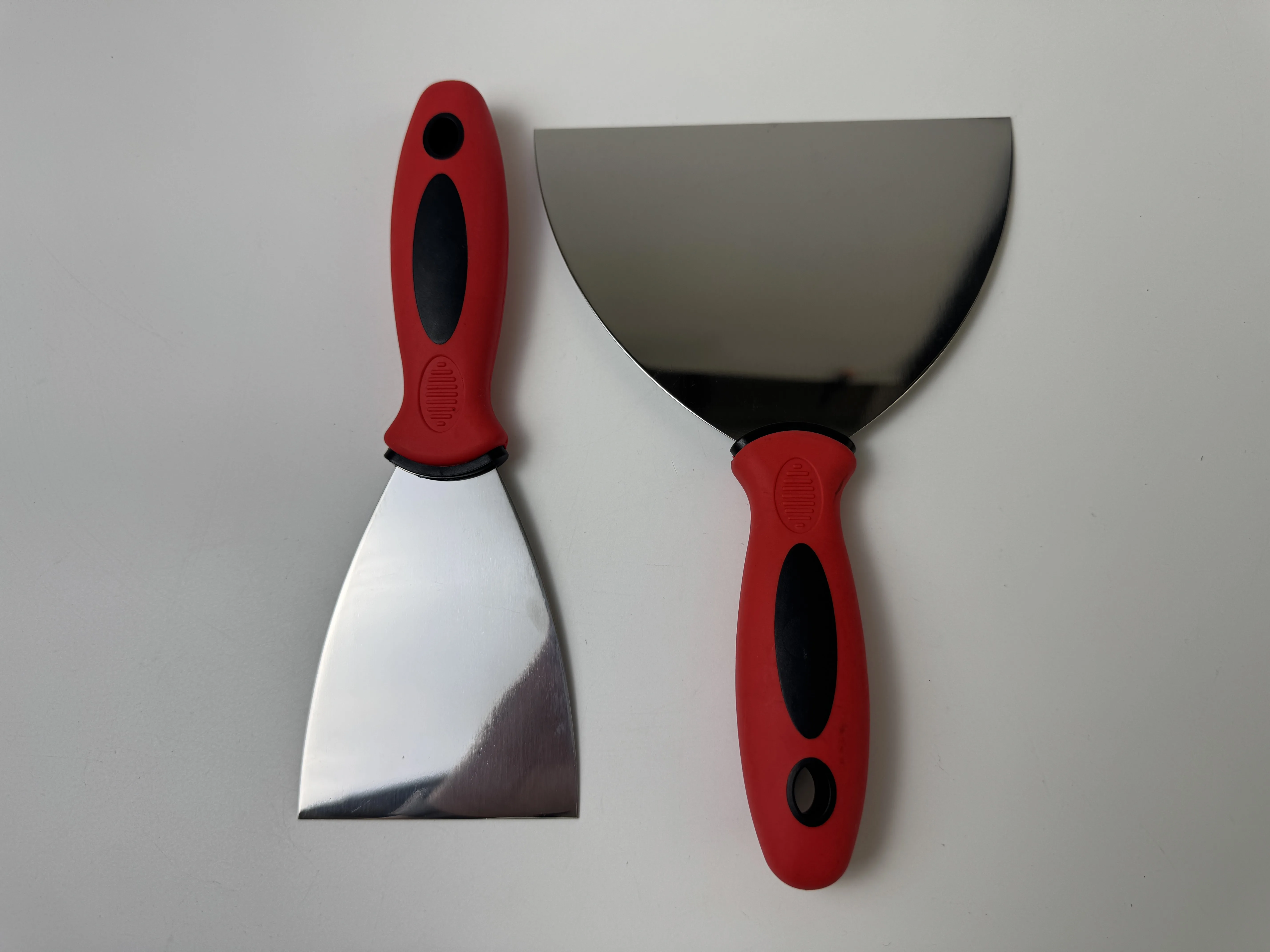 Factory Direct Sale Decoration Tools Paint Scraper Stainless Steel Blade With Rubber Handle for Wall Purpose