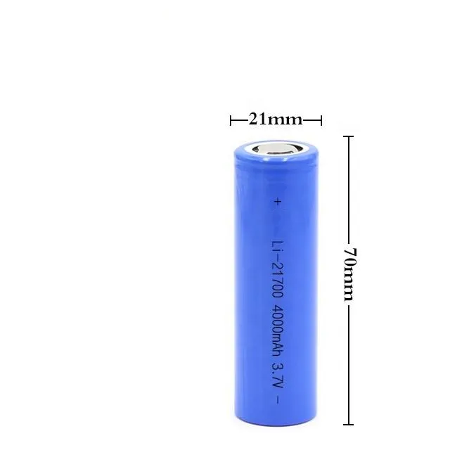 21700 4000mAh 3.7V high capacity lithium ion battery for electric vehicles