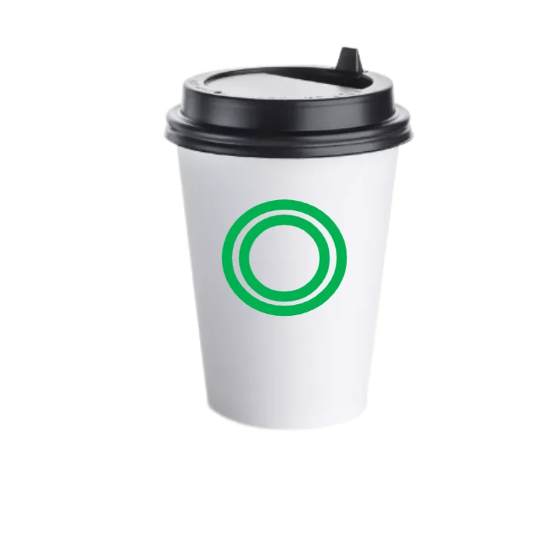 8oz Glass For Coffee Ripple Coffee Paper Cup Custom 8oz Paper Cup With Lid