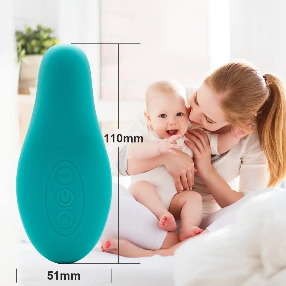Factory Wholesale Soft Touch Liquid Silicone Breast Care Lactation Massager Warming Heating for Breastfeeding