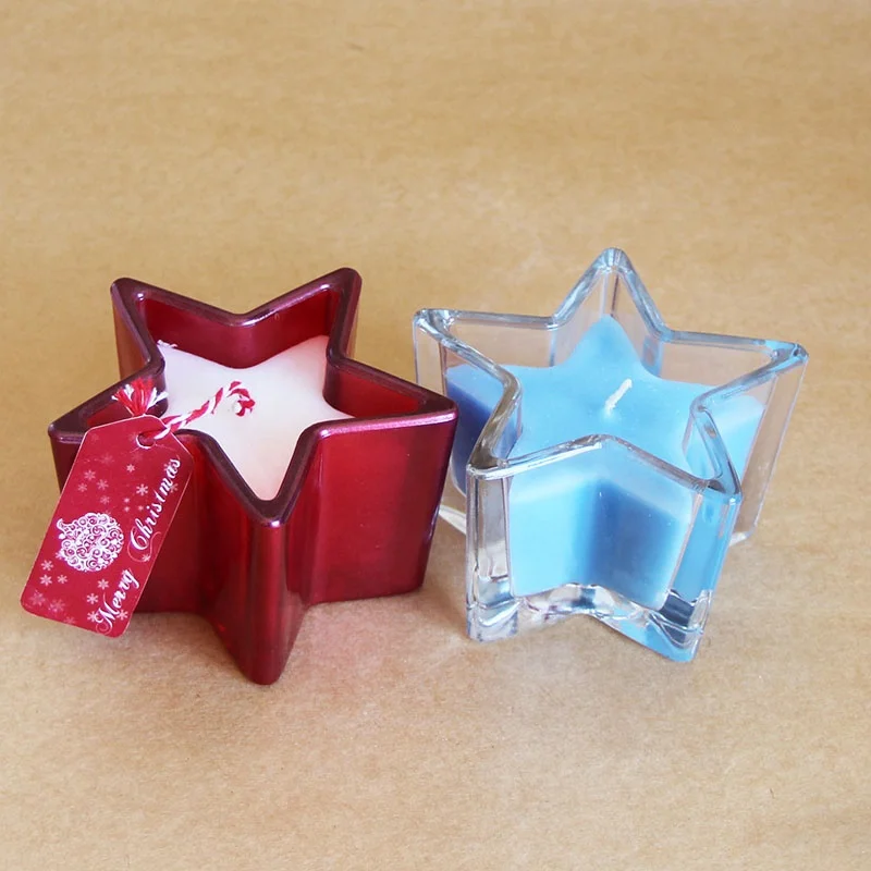 Star Shape Wholesale Bulk Scented Candles Soy Wax Candle