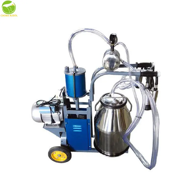mobile single automatic cow milking machine with price