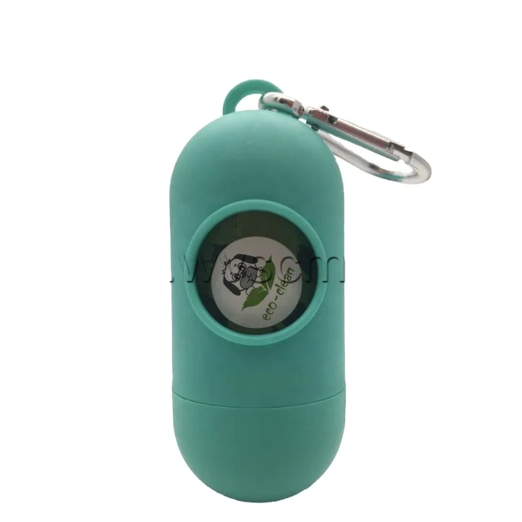 Multiple Color Bone Shaped Pet Waste Disposal Bag Holder Dog Poop Bags Dispenser