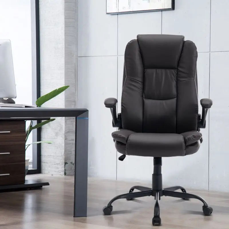 UK Racing Elite Boss Car Adjustable Soft Leather Design Cool Black Strengthen Stable Aluminum Office Chair