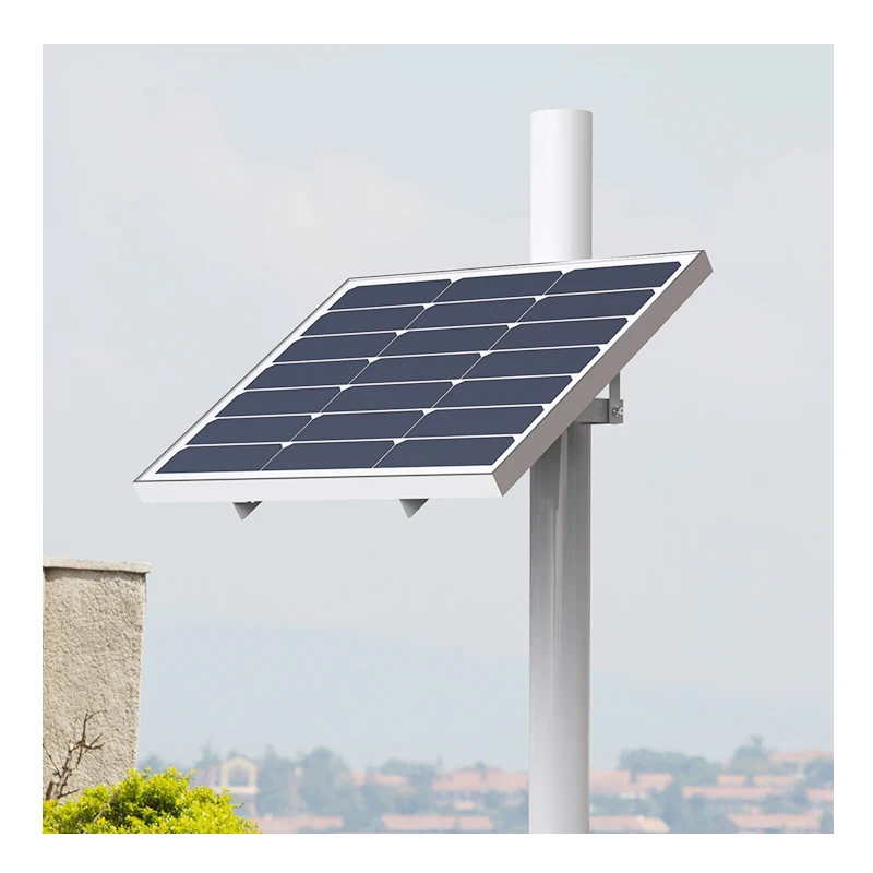 power system solar dc12v solar security system solar pole battery active poe solar panel with inbuilt battery