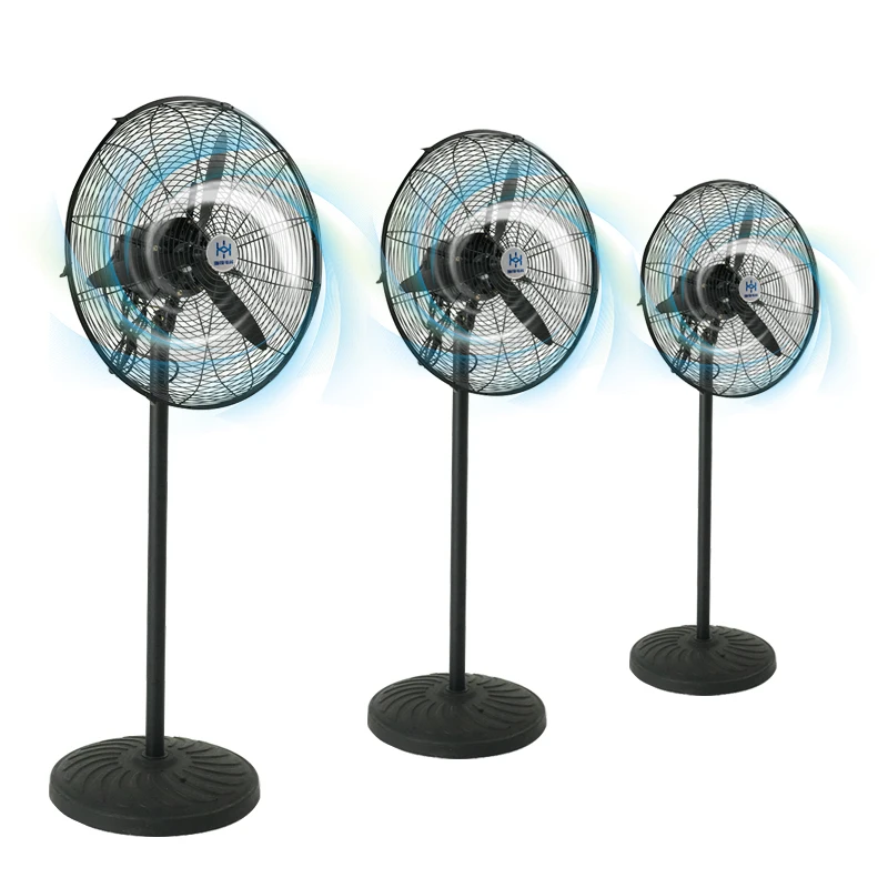 26-дюймовый заводской оптовая продажа промышленный высокоэффективный охлаждающий вентилятор с 3 алюминиевыми лопастями металлический стоячий