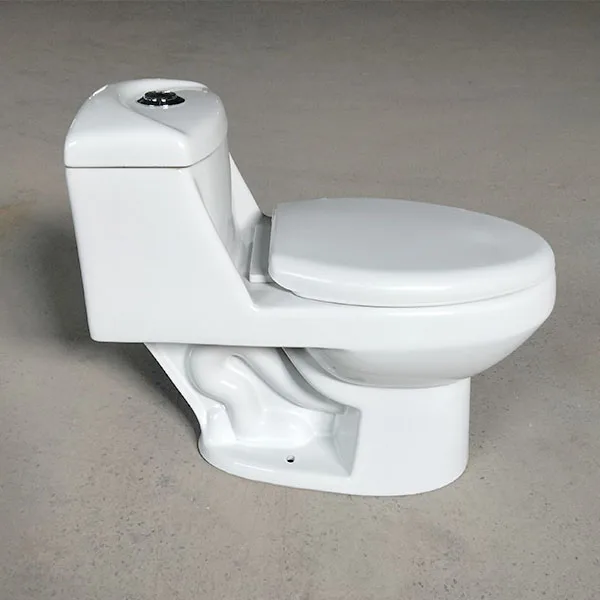 Недорогой Цельный унитаз Белый напольный с двойным стеклом Inodoro De Una Pieza