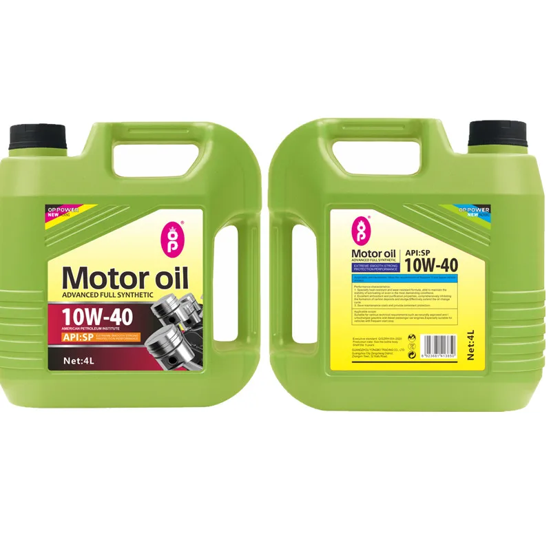OEM High quality motor oil can be customized lubricating oil  10W40 4L Wholesale price gasoline engine oil