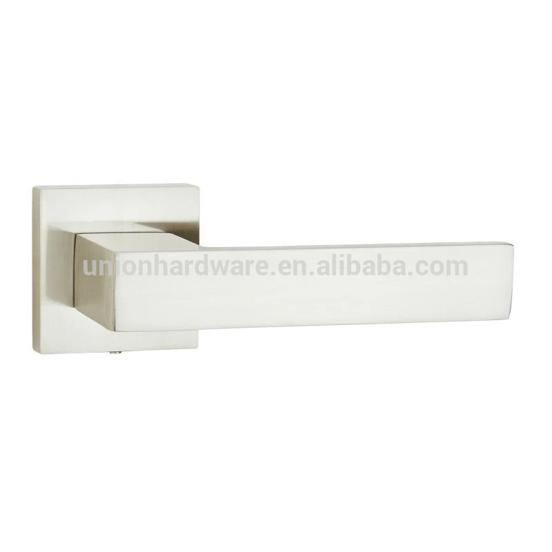 Wholesale square zamak door handle,lever door handle,zinc alloy door handle