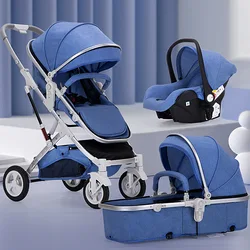 Wholesale Baby Stroller Good Quality Cheap Pram China New Design Luxury 3 In 1 Baby Carriage Stroller