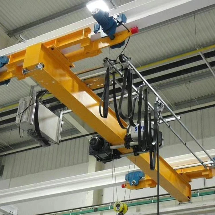 3ton 5ton 6ton 7ton 10 ton Workshop LX Type Under Hanging Suspension Single Girder Electric Bridge Crane
