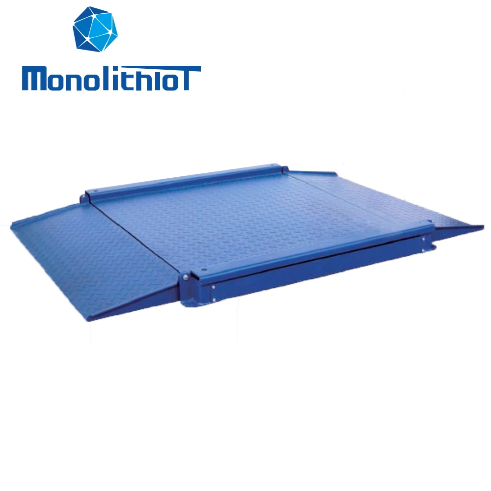 MonolithIoT Customize OEM 800*800mm 1500kg MBS Carbon Steel Material Electronic Digital Smart Weighing Platform Floor Scale
