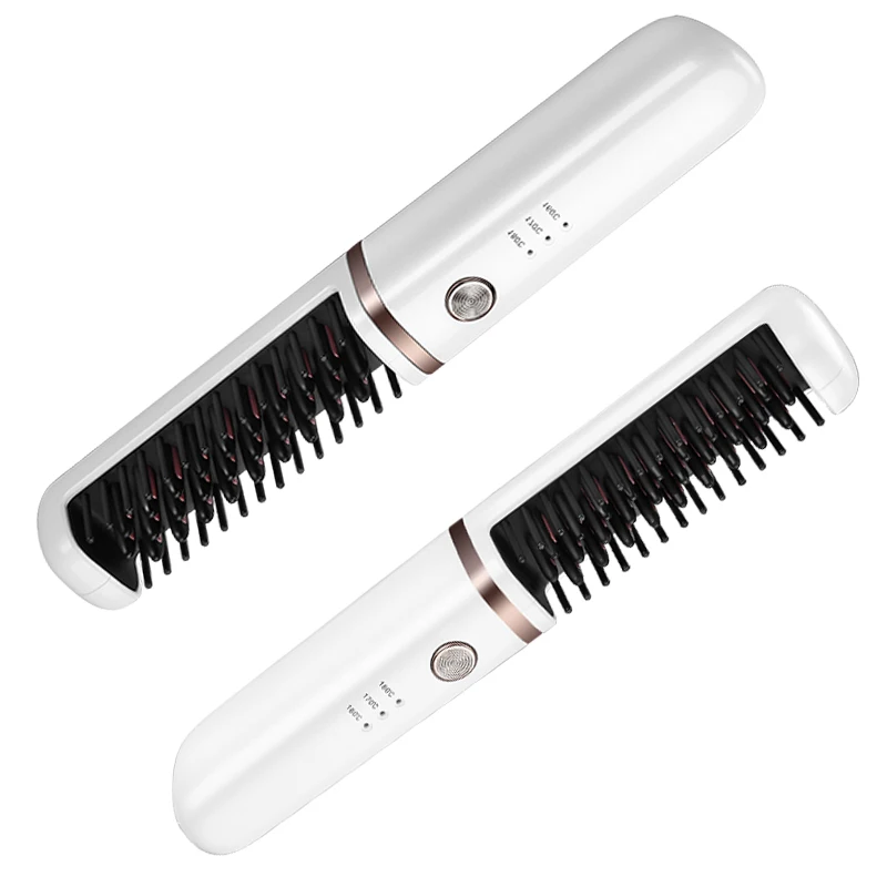 Hot Electric Comb One Step Hair Dryer Fast Straightener Brush