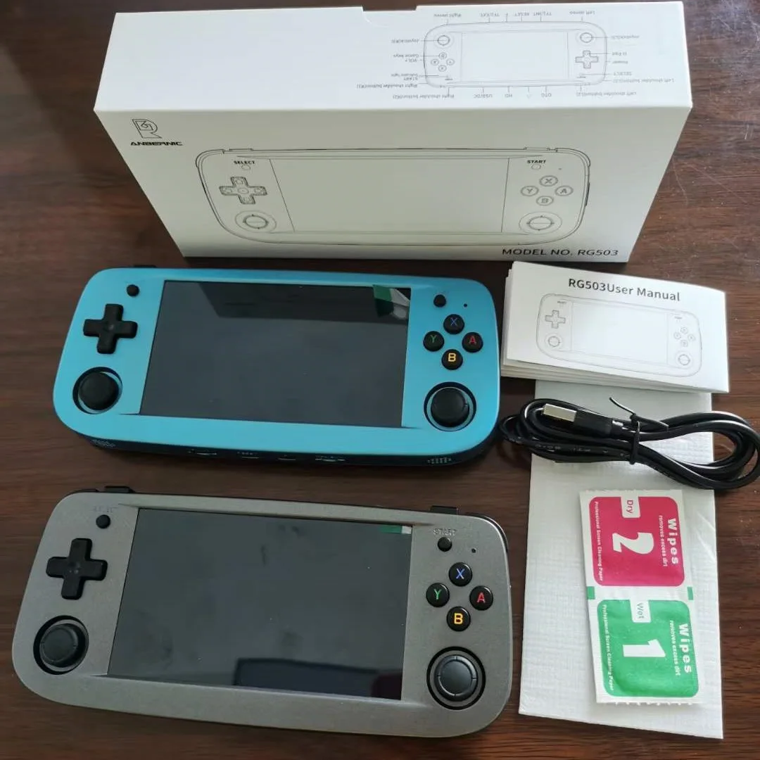 Anbernic RG503 Retro Handheld Video Game Console 4.95-inch OLED Screen Linux System Portable Game Player RK3566 5G WifI