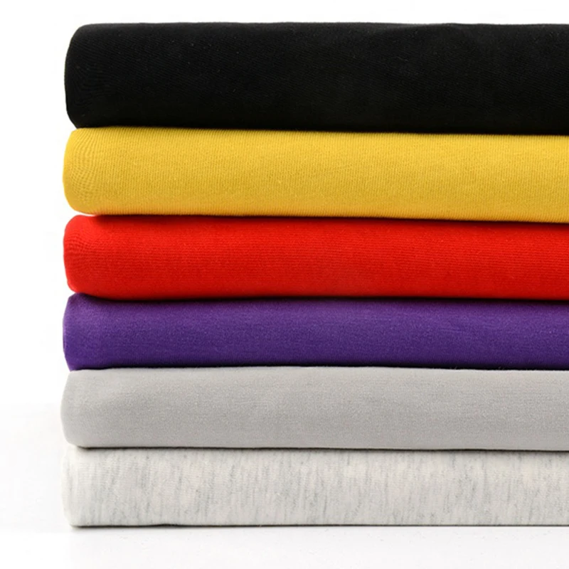 
40S cotton 20D spandex mercerized jersey 170gsm ice cool hand feel cotton knits fabric for shirts and baby wear 
