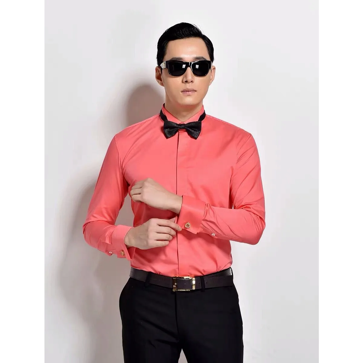 Italian Mens Fashion Designer Shirts Custom Brand Man Shirt