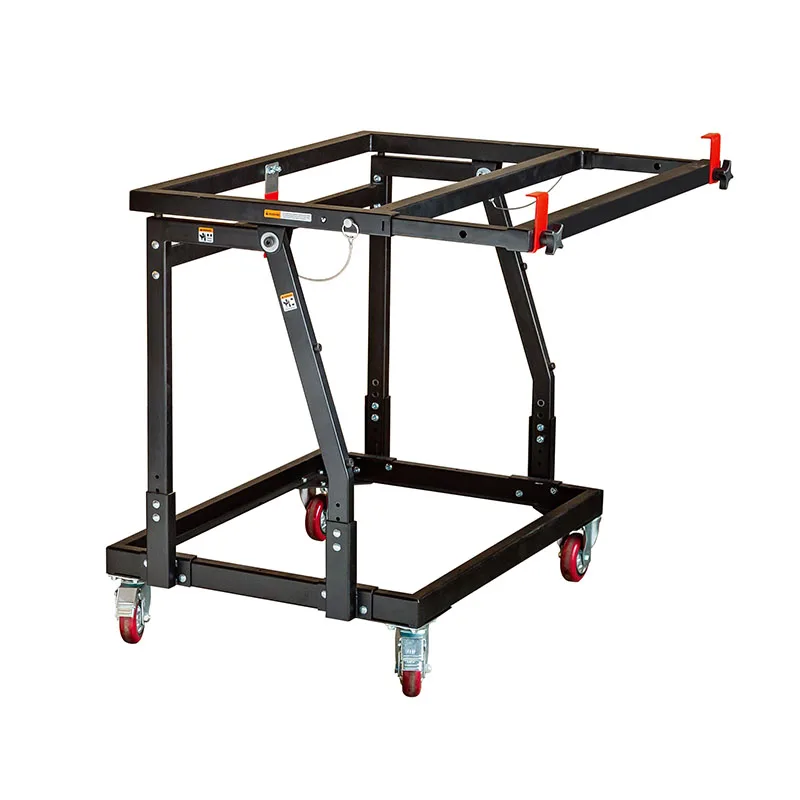 Woodworking Tools Rigid Steel Frame Cart Construction Accessories Mobile Workbench Panel-Cart For Tools