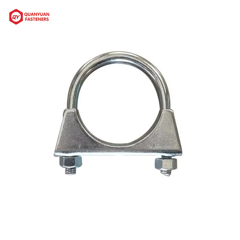 U Bolt Muffler Clamps Exhaust Pipe Clamp Saddle type Stainless Steel hose clamp